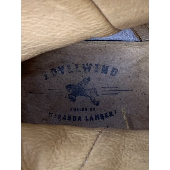 Idyllwind Miranda Lambert Brown Leather Stud Ankle Cowgirl Boots 8.5B J10072 - Picture 9 of 15